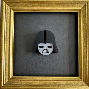 RARE Small Darth Vader plexi brooch
